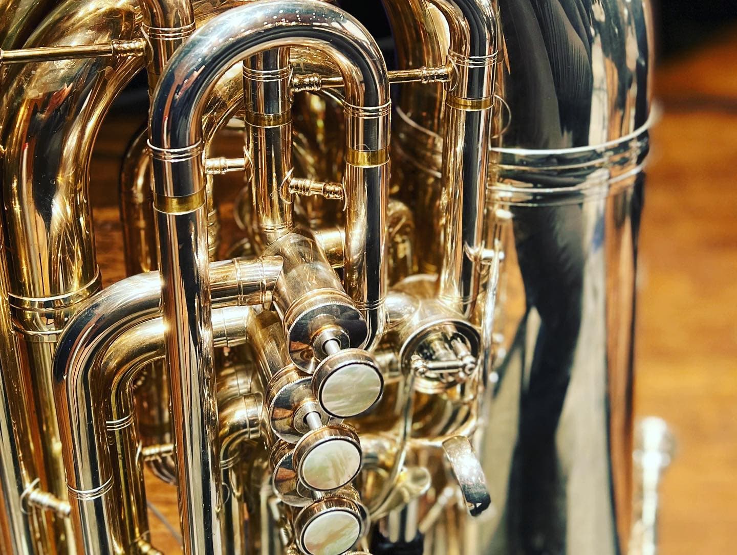 Eastman 836 Tuba closeup